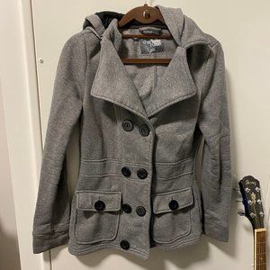 Charlotte Russe Gray Peacoat